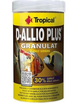 Belirtilmemiş D-Allio Plusgranulat Discus Balıklar Için Sarımsaklıgranül Balık Yemi 100 ml 60GR
