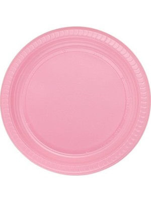 Belirtilmemiş Winky Tabak Plastik Tabak 25 Adet Pembe Renk WINKY1687