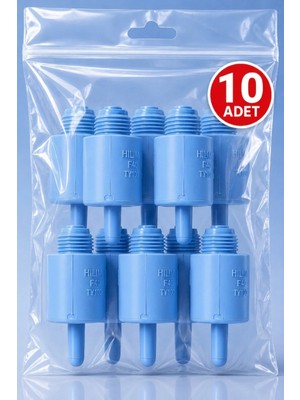 Hilal Kimya  10 Lu Paket Depolu  Sıvı Sabunluk  Musluğu- Alttan Basmalı Musluk  MAVİ