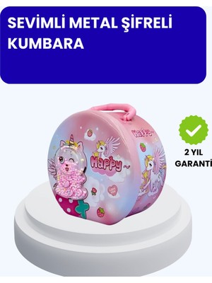 Cm Store Çocuk Para Kasası Anahtarlı Güvenli Tasarruf Kutusu
