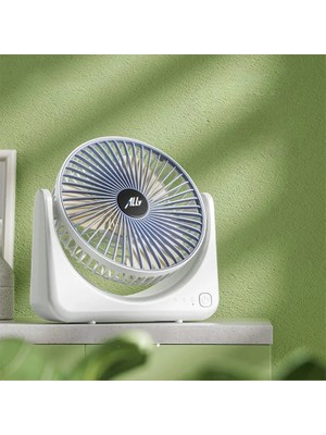 Cm Store Ally S21 Şarjlı Fan Ergonomik Ev Ofis Sessiz VANTILATÖR-(5775)
