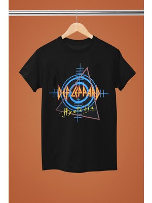 Magors Def Leppard Baskılı %100 Pamuklu Regular Kalıp Tshırt