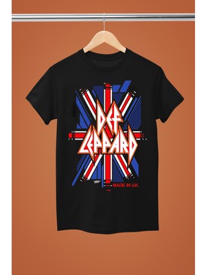 Magors Def Leppard Baskılı %100 Pamuklu Regular Kalıp Tshırt
