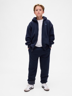 Gap Erkek Çocuk Lacivert Relaxed Sherpa Astarlı Eşofman Altı