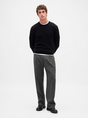 Gap Erkek Gri 365 Yün Karışımı Relaxed Pantolon