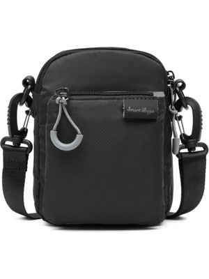 Smart Bags 3147 Uniseks Mini Çapraz Çanta Siyah