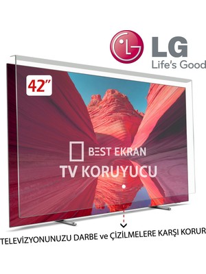 Lg 42" Inç Tv Ekran Koruyucu 4K 8k OLED QLED Qned Nanocell