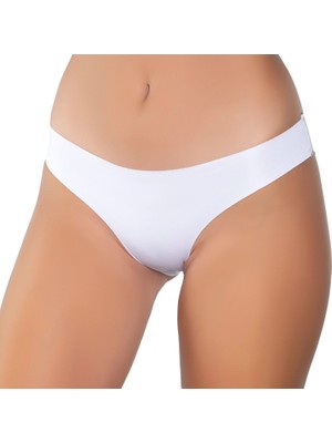 Gümüş 3075 6'lı Kadın Lazer Kesim Görünmez Bikini