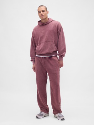 Gap Erkek Açık Kırmızı Heavyweight Relaxed Eşofman Altı