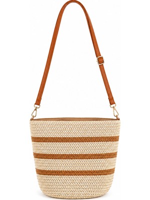 Wowo Store Mila Hasır Bucket Çanta