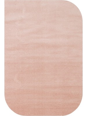 Akbel Halı Zen Amorf 05 Pembe Özel Şekilli Kesim Yumuşak Tuşeli Sıkı Dokuma Makine Halısı