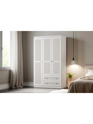 Vivense Norry Gardırop, 3 Kapaklı