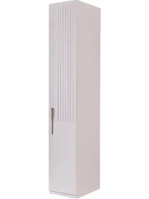 Vivense Tress Gardırop, Tek Kapaklı Modül, Boyalı Mdf Kapak