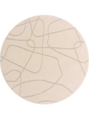 Vivense Trıa Koleksıyonu Makine Halısı, TA1052 Yuvarlak 100X100