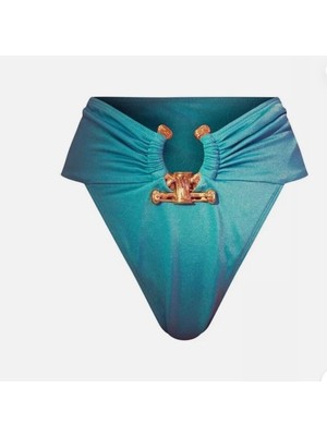 Prettylittlething Kadın Bikini Takım ,metal Detaylı  Bikini Takım , Kadın Bikini