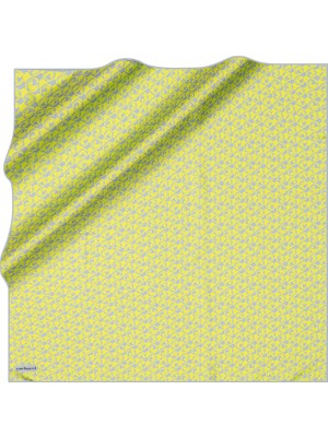 Cacharel Yeşil 90X90 Ipek Twill Eşarp