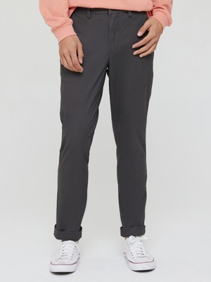 Gap Erkek Siyah Slim Khaki Pantolon