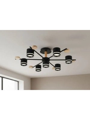 Vivense Deha LED Plafonyer Avize, 6+1