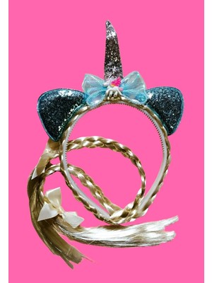 Madam Shushu Unicorn Postişli Çocuk Taç