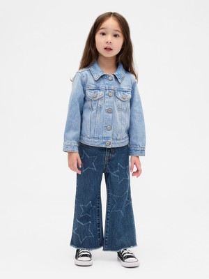 Gap Kız Bebek Koyu Mavi Star Stride Jean Pantolon