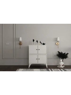 Vivense Bk Concept Ayakkabılık, 4 Kapaklı, AYK-1076-Ç
