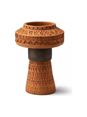 Vivense El Yapımı Kabartmalı Terracotta Vazo