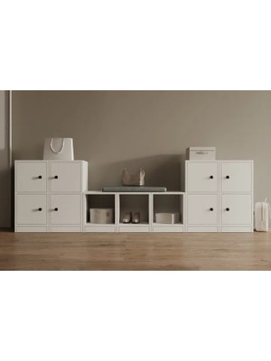 Vivense Bk Concept Ayakkabılık, 8 Kapaklı, MST-AYK-1016