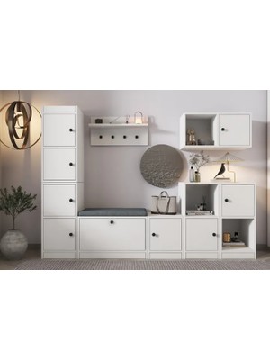 Vivense Bk Concept Ayakkabılık, 8 Kapaklı, KBR-AYK-1011