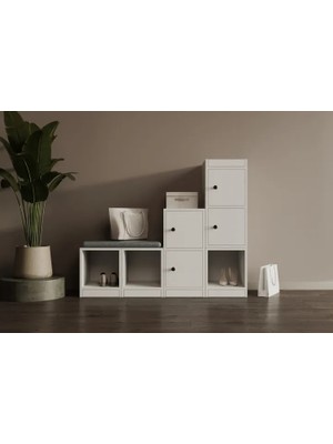 Vivense Bk Concept Ayakkabılık, 4 Kapaklı, MST-AYK-1011
