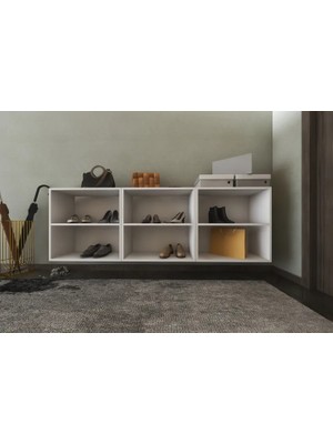 Vivense Bk Concept Ayakkabılık, Kapaksız, NRG-AYK-1001