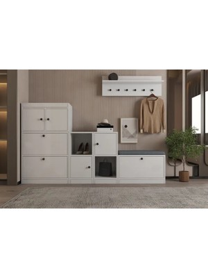 Vivense Bk Concept Ayakkabılık, 7 Kapaklı, KBR-AYK-1016