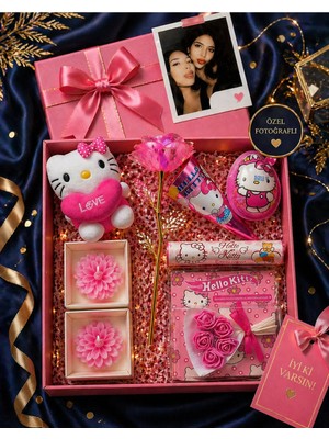 İnci Sepette +10 Parça Hello Kitty Hediye Kutusu Lisanslı