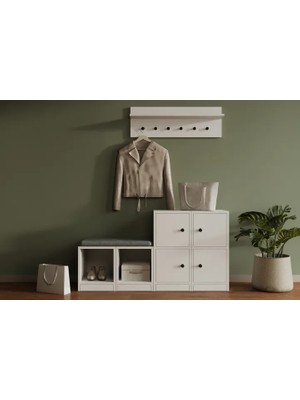 Vivense Bk Concept Ayakkabılık, 4 Kapaklı, MST-AYK-1012