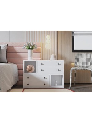 Vivense Yusuf Komodin, 4 Çekmeceli, NRG-KMD-1004