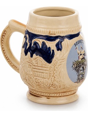 Evvel Zaman Antik Vintage Seramik Kupa / Dekoratif Souvenir Bardak