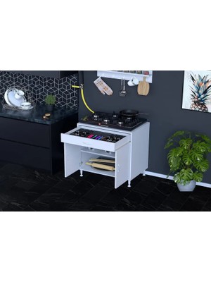 Vivense Qplas Xxxl Ocak Altı 1 Raflı Set, 48 cm