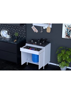 Vivense Doqu Xl Ocak Altı Tüp Gözlü Set, 48 cm