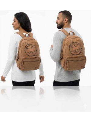Old Cotton Organik Gabardin Kumaş Sırt Çantası
