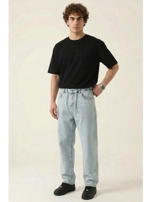 Hanka Erkek Rahat Kesim Denim Mavi Pantolon
