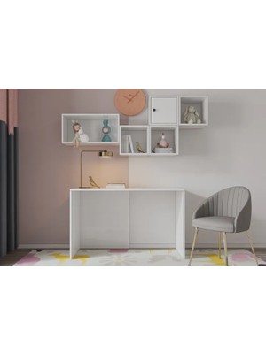 Vivense Minimalist Çalışma Masası, Tek Kapaklı