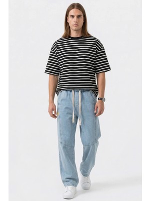 Hanka Erkek Rahat Kesim Denim Mavi Pantolon