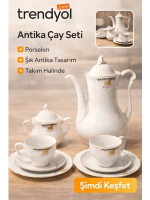 Evvel Zaman Antik Çay Fincanı