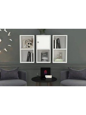 Vivense Aydın Kitaplıklı Raf, DVR-1061-Ç