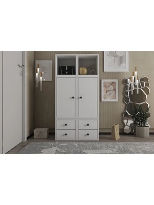 Vivense Bk Çok Amaçlı Dolap, 2 Kapaklı, Çad