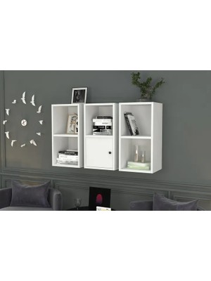 Vivense Aydın Kitaplıklı Raf, DVR-1060-Ç