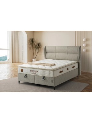 Vivense Matrix Extra Baza Başlık Yatak Seti, 200X200