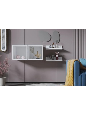 Vivense Aydın Kitaplıklı Raf, NRG-DVR-1017