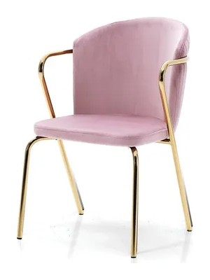 Vivense Vien Sandalye, Gold Soft Pembe