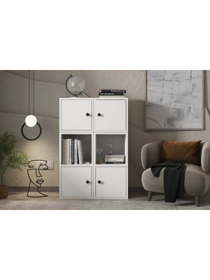 Vivense Bk Çok Amaçlı Dolap, 4 Kapaklı, Çad