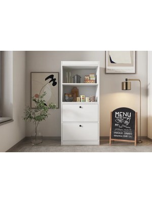 Vivense Bk Çok Amaçlı Dolap, 2 Kapaklı, Çad